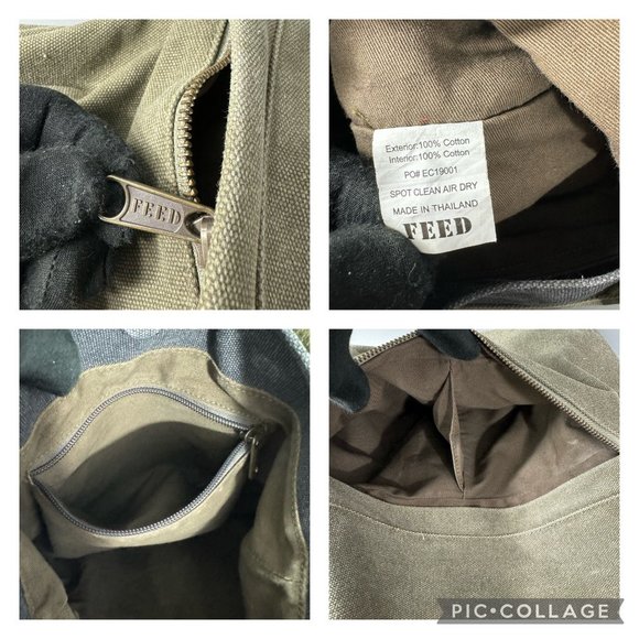 FEED Go-To Tote Bag, Green - Picture 14 of 15